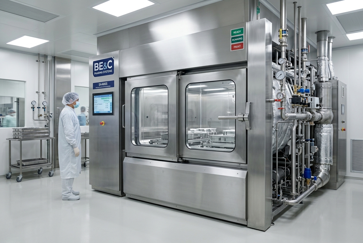 BE&C PHARMA SYSTEMS - Superheated Water Spray Sterilizer