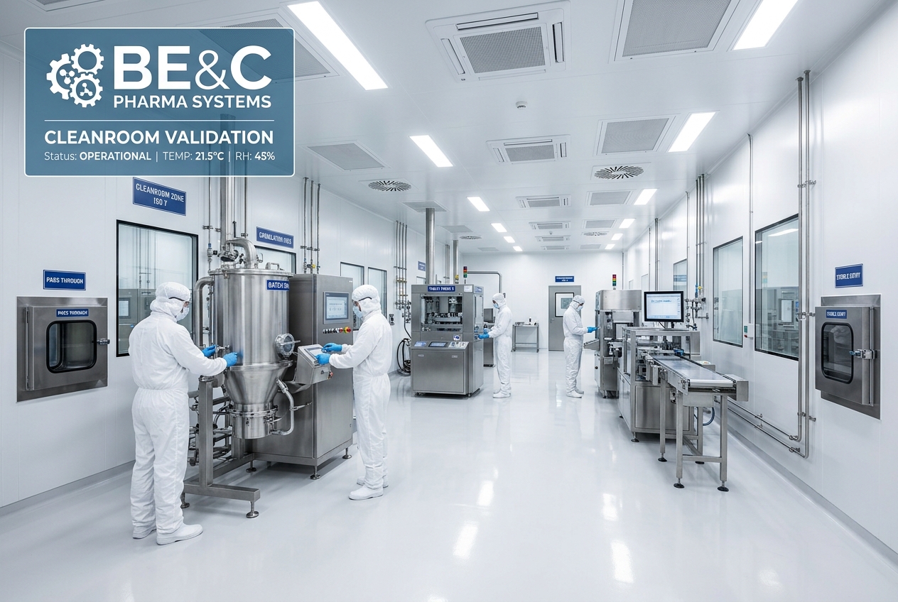 BE&C PHARMA SYSTEMS - Turnkey Formulation Plant Setup